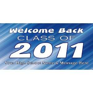    3x6 Vinyl Banner   Welcome Back This Years Class 