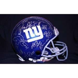 2010 2011 New York Giants Team Signed Authentic Riddell Pro Line 
