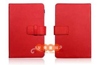   leather Cover Case Jacket for Tablet PC Mid Android Lenovo A1 Pad Red