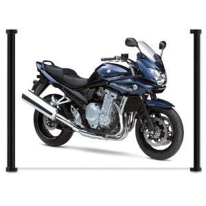 Suzuki Bandit Motorcycle Sportsbike Fabric Wall Scroll Poster (22x16 