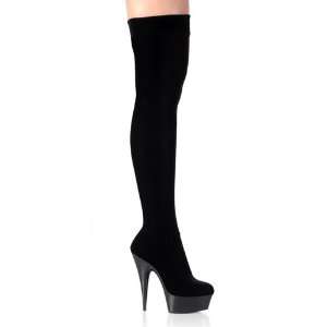   Delight 3002 5.75 Inch Str Plft Thigh Boot Size 8