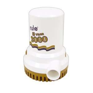    Rule 2000 G.P.H. Gold Series Bilger Pump