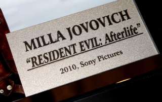Resident Evil SURVIVOR Prop, UACC, COA, Signed MILLA JOVOVICH 