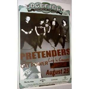  The Pretenders Poster   Concert Break up the Concrete 