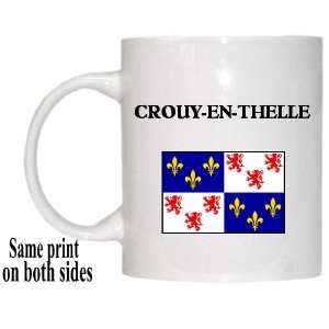  Picardie (Picardy), CROUY EN THELLE Mug 