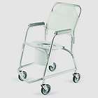 New Invacare Mobile Shower Chair Commode Transport