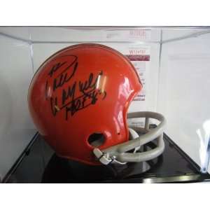  Paul Warfield Cleveland Browns HOF Signed Autographed Mini 