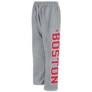  Boston University adidas Grey Fleece Sweatpants Sports 