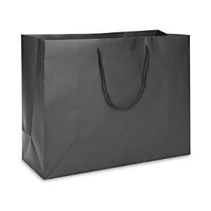  16 x 6 x 12 Vogue Black Matte Laminate Bags Health 