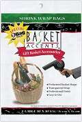 Product Image. Title Basket Accents Shrink Wrap Bags Large 30X30 2 
