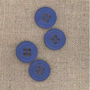  1/2 plastic buttons Blue Sea By The Each Arts, Crafts 