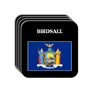  US State Flag   BIRDSALL, New York (NY) Set of 4 Mini 