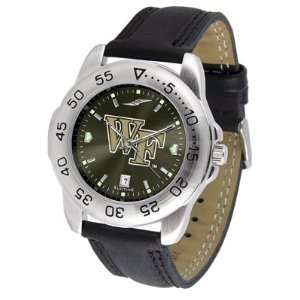 Wake Forest Demon Deacons NCAA AnoChrome Sport Mens Watch (Leather 