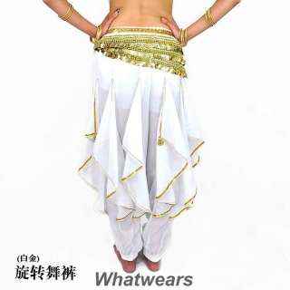 Belly Dance Frills Bollywood Dancing Costume Pants K19  