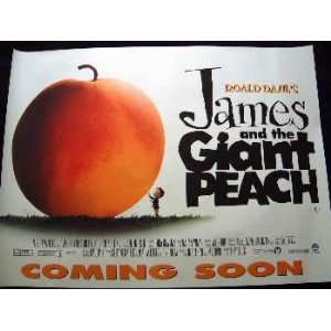  JAMES and the GIANT PEACH original uk mini movie poster 