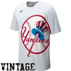  Nike New York Yankees White In the Zone Cooperstown T shirt 