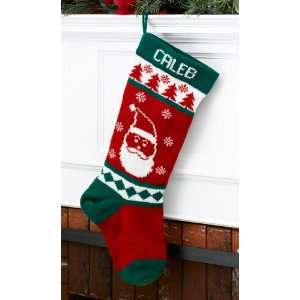   Christmas Stocking Personalized Diamond Santa Clause