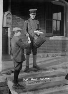 early 1900s photo U.S. Army post mail carriers  