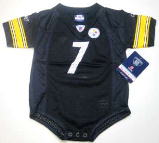   Pittsburgh Steelers Ben Roethlisberger Infant Onesie Football Jersey