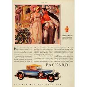  1930 Ad Packard Motor Cars Convertible Coupe De Luxe 