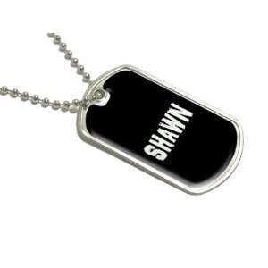 Shawn   Name Military Dog Tag Luggage Keychain