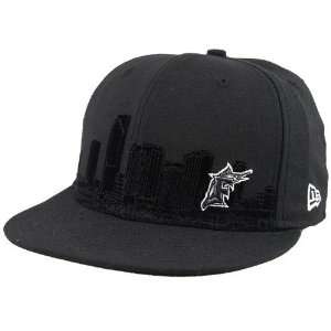  New Era Florida Marlins Black City Series Fitted Hat 