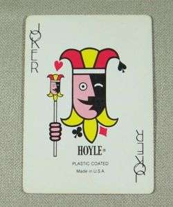 Hoyle Joker Single Playing Card Vintage Made in USA  