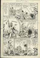 JOHN MITCHELL   JUNGLE COMICS #156 Original 4 page Story Art TRADER 