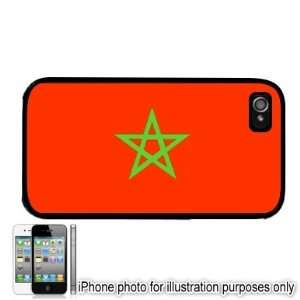  Morocco Moroccan Flag Apple iPhone 4 4S Case Cover Black 