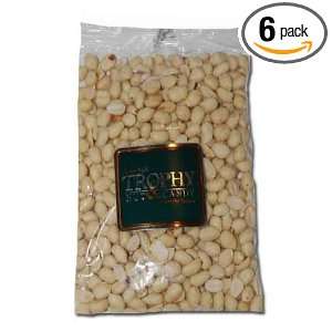 Trophy Nut Raw Blanched Peanuts, 12 Ounce Bags (Pack of 6)  