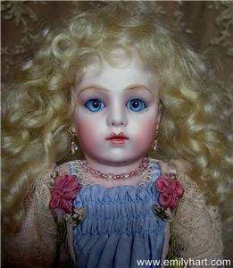 Bru Shandele IV French Milette bisque doll by Emily Hart dress Mary 