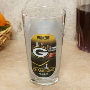  Green Bay Packers Super Bowl XLV Champions 17oz. Enhanced 