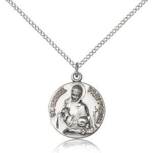  Sterling Silver St. Gabriel of the Blessid Virgin Jewelry