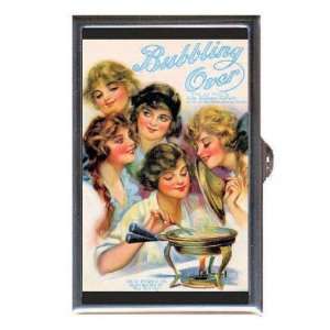  BUBBLING OVER VINTAGE PRETTY WOMEN AD Coin, Mint or Pill 
