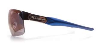 These are a pair of X Loop brand sports sunglasses, available in a 