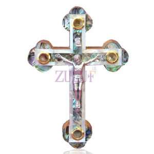  13cm Mother Of Pearl Orthodox Cross 
