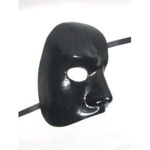  Black Phantom of the Opera Venetian Mask
