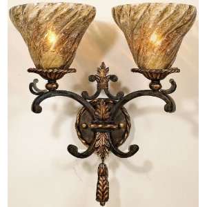 Fine Art Lamps 407850, Epicurean Blown Glass Wall Sconce Lighting, 2 