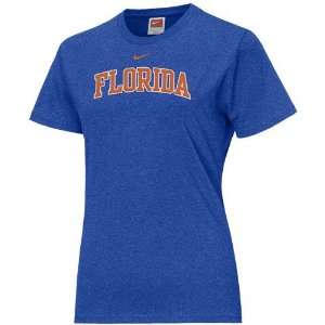   Nike Florida Gators Royal Blue Heather Crew T shirt