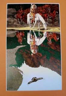 Bev Doolittle Art Book w/ 2 Big Prints Two Indian Horses & Woodland 