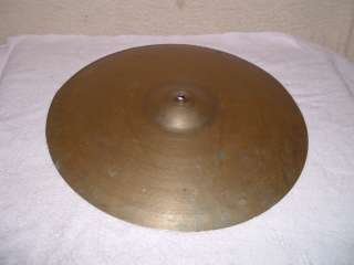 Rare 20 Ride Cymbal Beverley England Vintage 50s/60s  