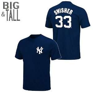  New York Yankees Nick Swisher BIG & TALL Player Name 