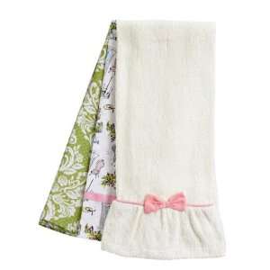  Trio cloths french touch Hôtesse beige green.