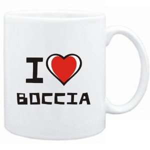  Mug White I love Boccia  Sports