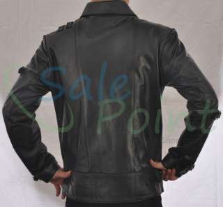 Michael Jackson BAD Black Faux Leather Jacket  