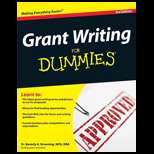 Grant Writing for Dummies (ISBN10 0470291133; ISBN13 9780470291139)