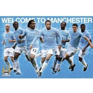 Manchester City FC. Poster   Players 
