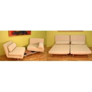  Cream Convertible Sofa