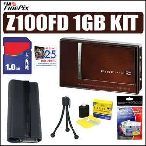  Fujifilm Fuji Finepix Z100fd 8MP Digital Camera (Brown 