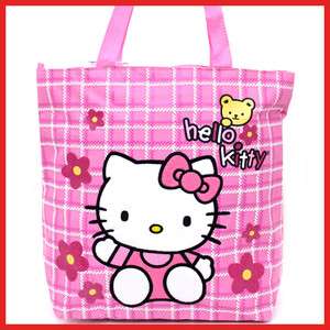 Sanrio Hello Kitty Tote Bag Shoulder Diaper Bag  Pink Flowers 